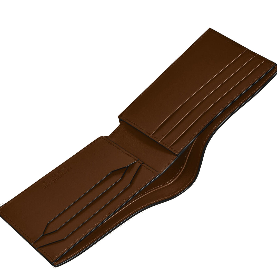 Montblanc pung 6 rum Meisterstück skraveret brun 220315