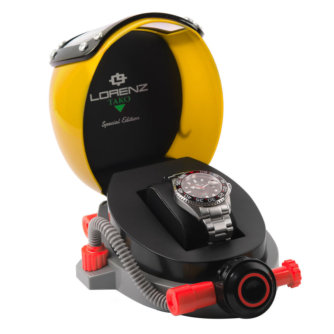 Lorenz orologio Tako 43mm nero automatico acciaio 030254HH