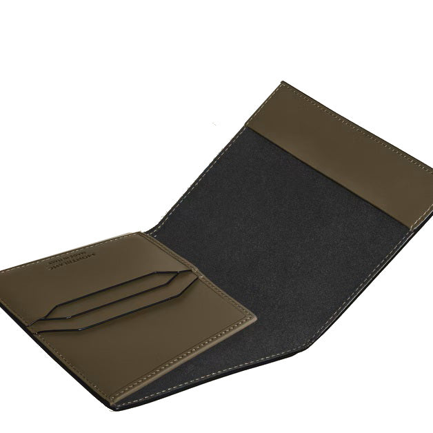 Montblanc Extreme kaki leren paspoorthouder 221430