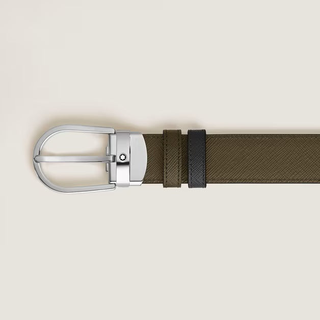 Montblanc reversible belt 30 mm horseshoe leather Sartorial 222141