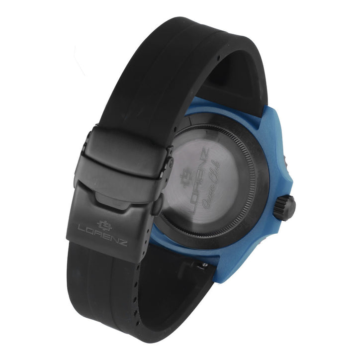 Ceas de cuarț negru Lorenz Ocean Club Blue Lagoon 40 mm 030268BB