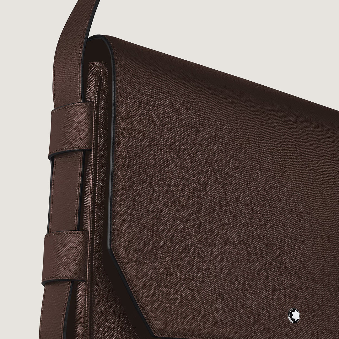 Montblanc Sartorial Ebony värillinen nahkainen lähettilaukku 222931