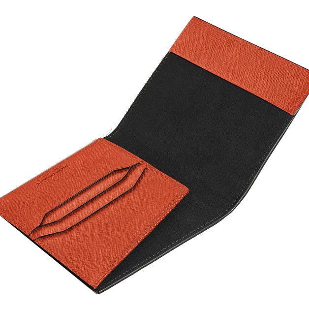 Κάτοχος διαβατηρίου Montblanc Sartorial από δέρμα μανταρίνι 221356