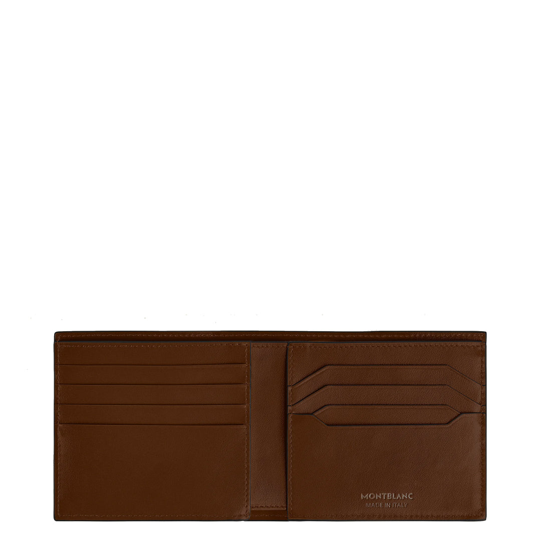 Portofel Montblanc 8 compartimente Meisterstück maro umbrit 220317