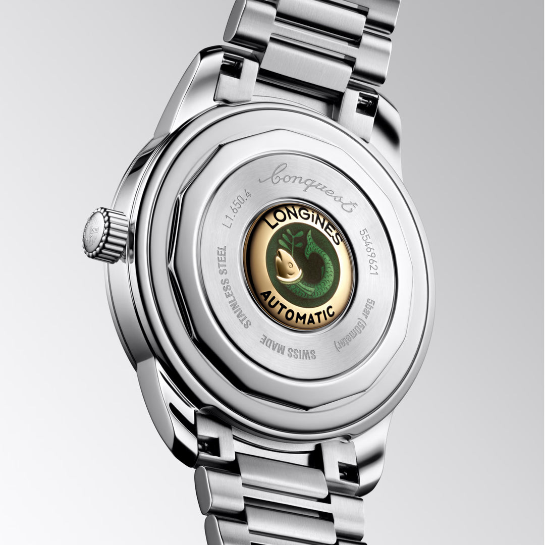 Ceas automat Longines Heritage 40mm albastru din oțel L1.650.4.92.6