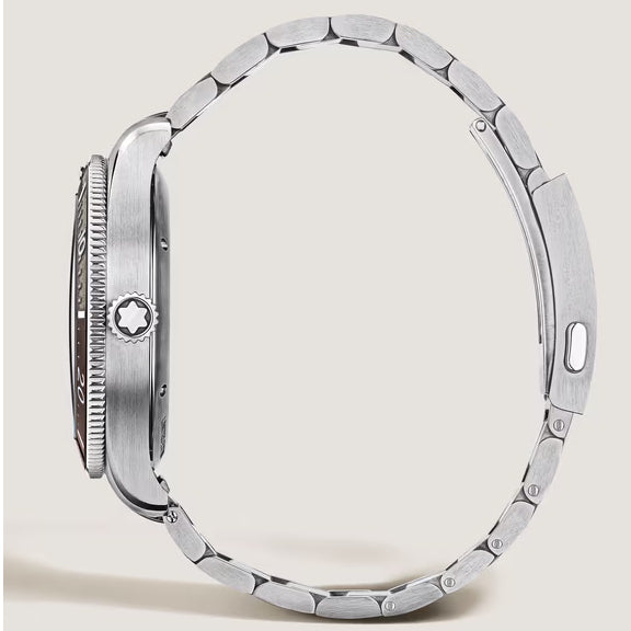 Montblanc ur Iced Sea Automatic Date 0 Oxygen Limited Edition 700 styk 41mm beige automatisk stål 137211