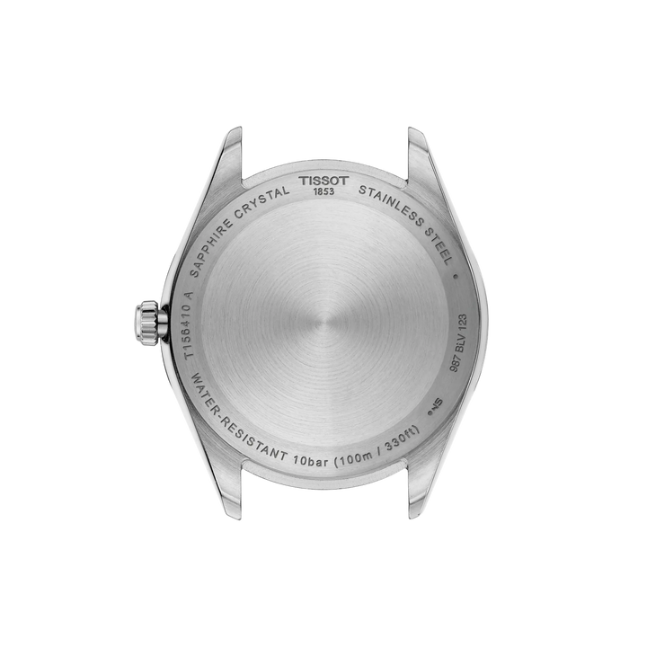 Montre Tissot Ballade 40mm acier quartz bleu finition PVD or rose T156.410.22.041.00