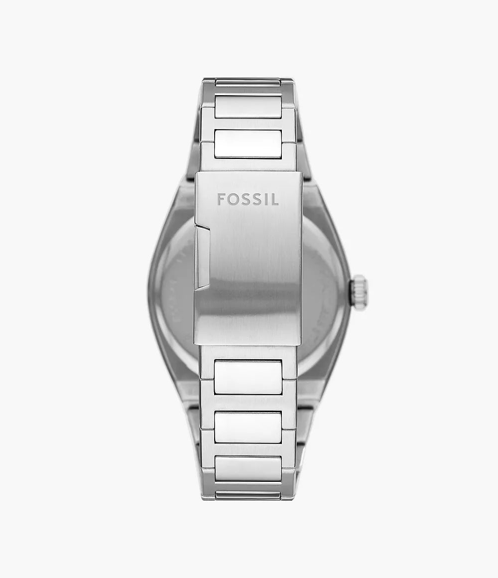 Fossil Everett kello 42mm musta kvartsiteräs FS5821