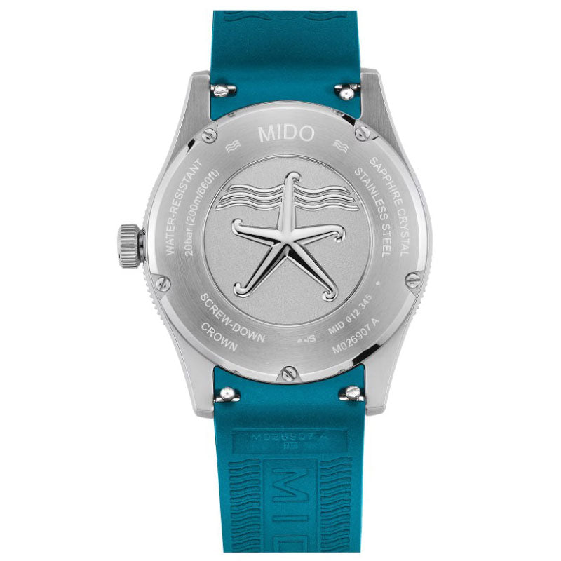 Relógio Mido Ocean Star Special Edition 39mm azul automático aço M026.907.11.041.01