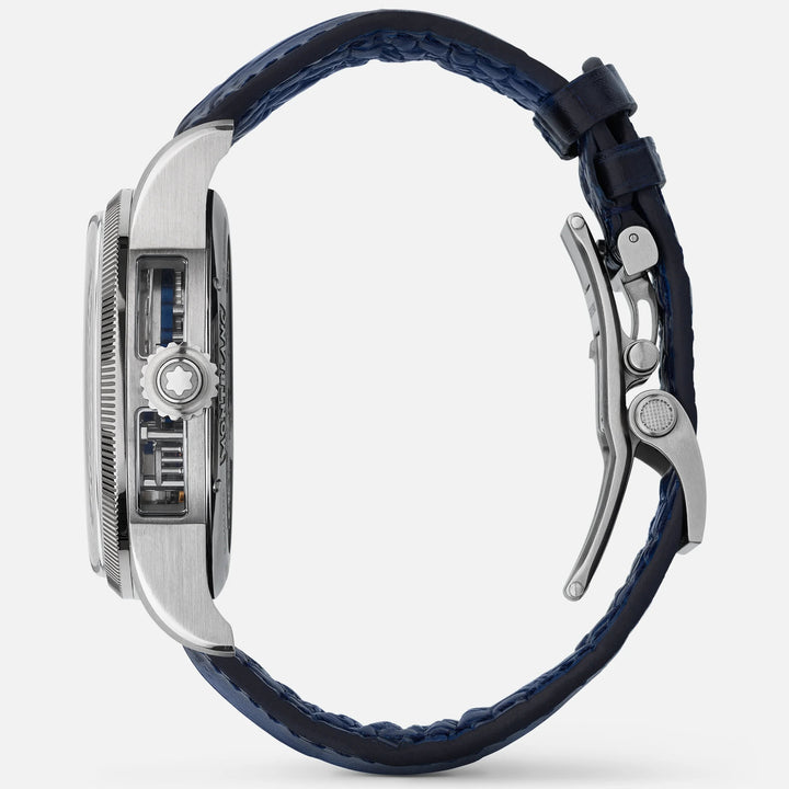 Reloj Montblanc 1858 The Unveiled Minerva Chronograph Edición limitada - 100 piezas 43 mm acero manual esquelético 133296