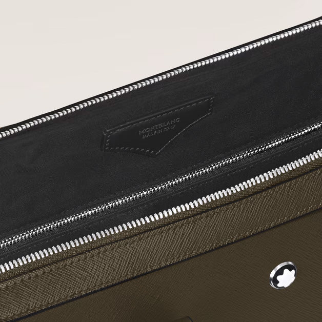 Montblanc slim Sartorial portfölj i khaki läder 221548