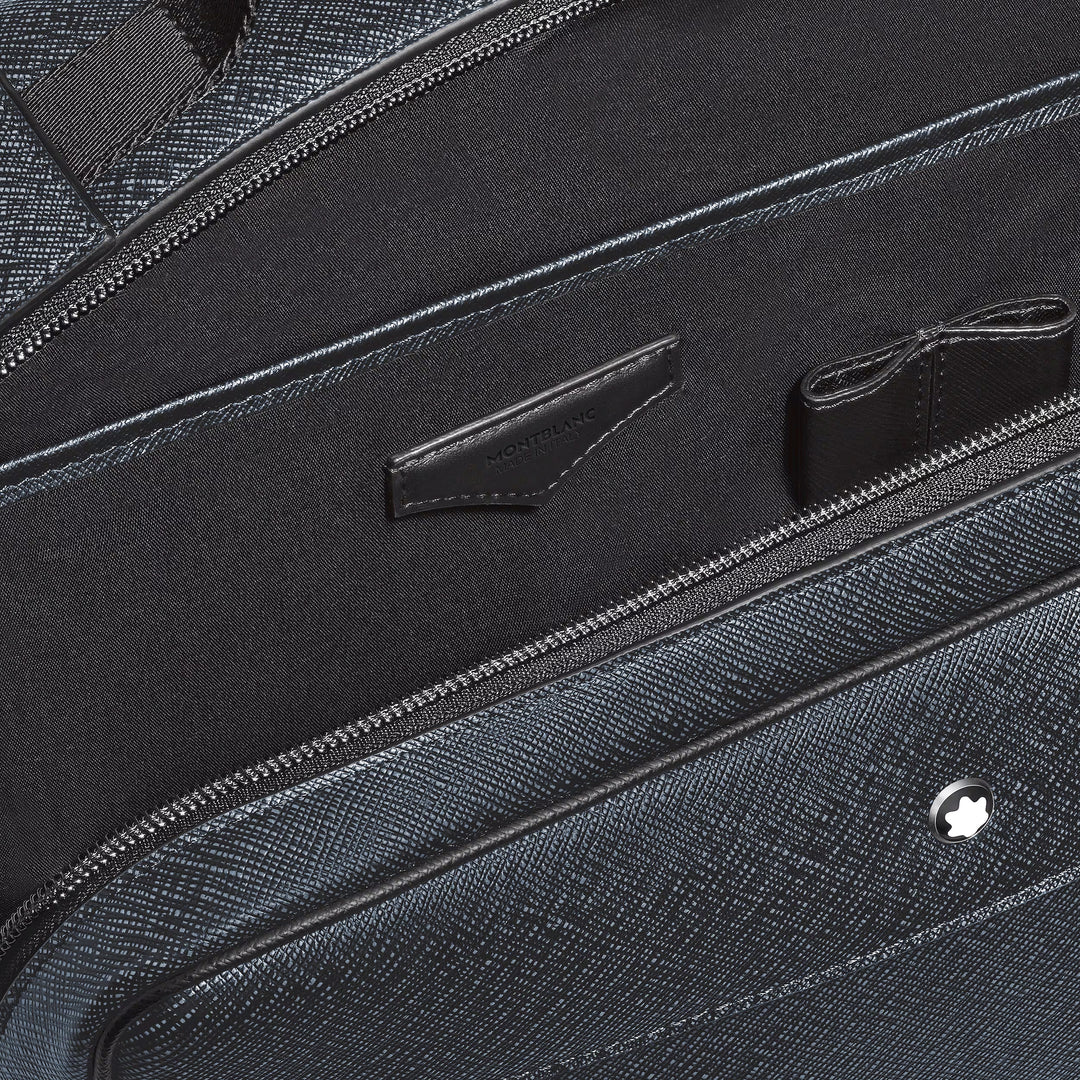 Montblanc sac à dos rectangulaire Companion tweed bleu 222875