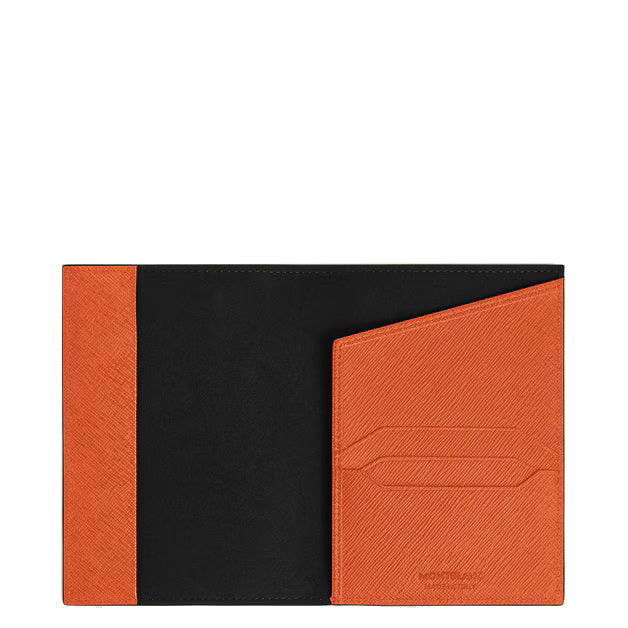 Κάτοχος διαβατηρίου Montblanc Sartorial από δέρμα μανταρίνι 221356