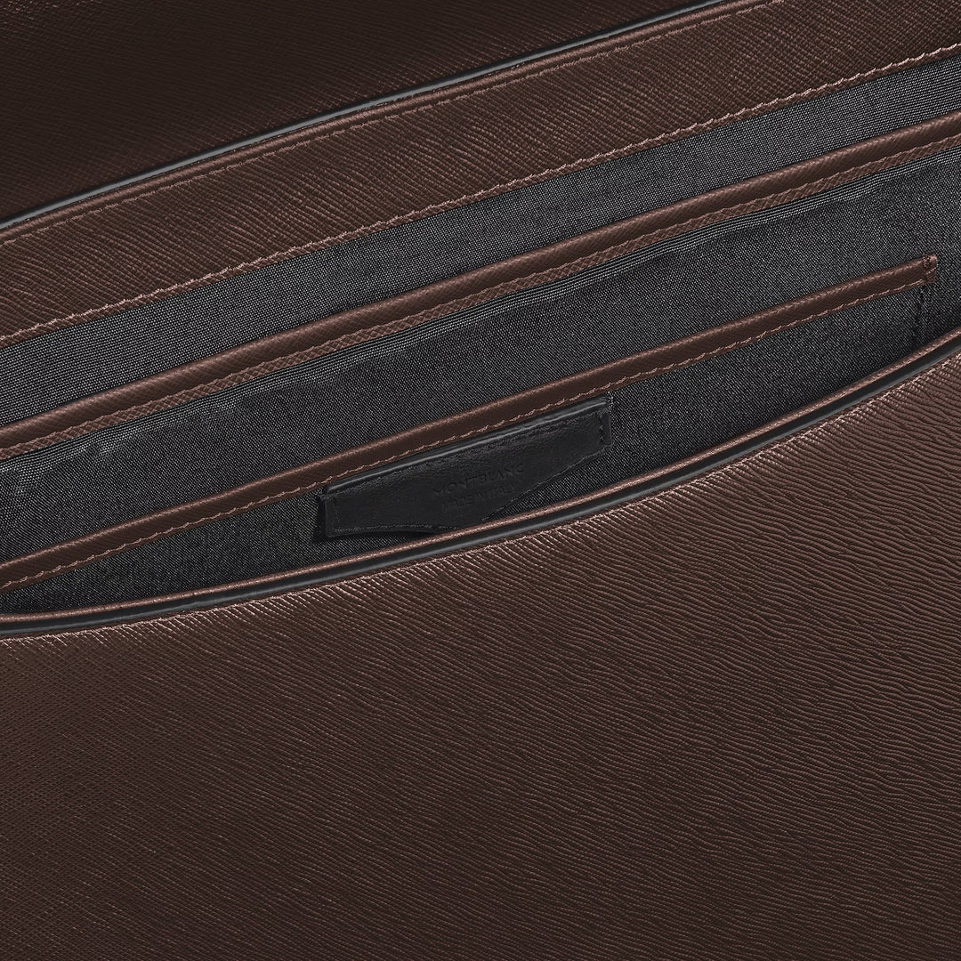 Montblanc Sartorial Ebony värillinen nahkainen lähettilaukku 222931