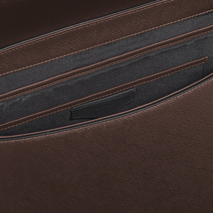 Montblanc Sartorial Ebony värillinen nahkainen lähettilaukku 222931