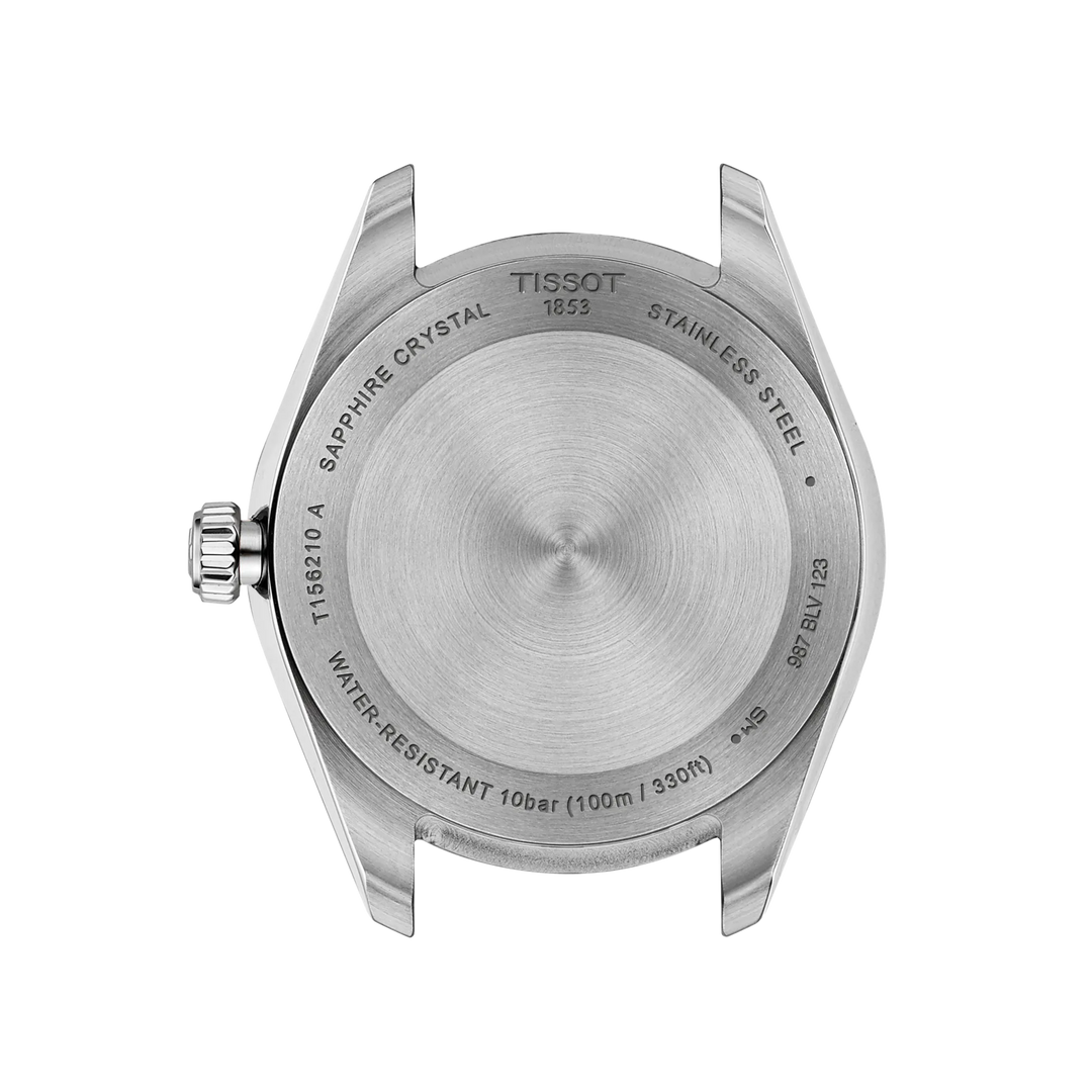 Tissot Ballade ur 34 mm blåt kvartsstål PVD finish rosa guld T156.210.22.041.00