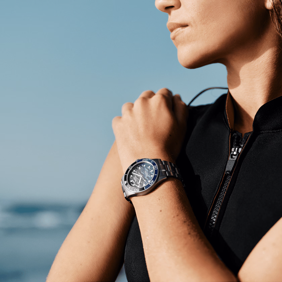 Montre Mido Ocean Star 39mm bleu automatique acier M026.907.11.041.00