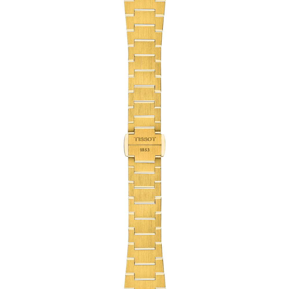 Tissot PRX 25mm champagne quartz acier or jaune finition PVD T137.010.33.021.00