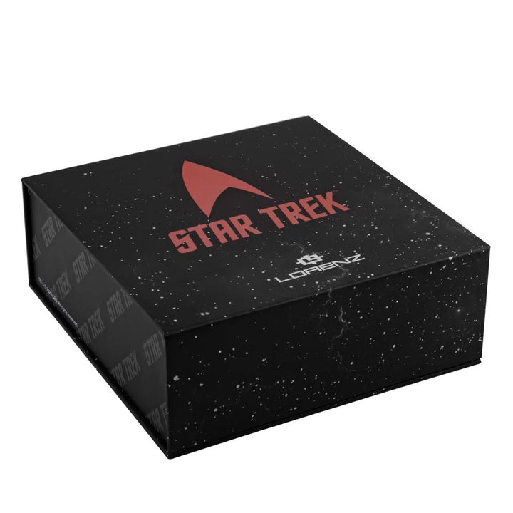 Montre Lorenz STAR TREK Warp Speed ​​​​40x36 mm acier quartz rouge finition PVD rouge 030287FR