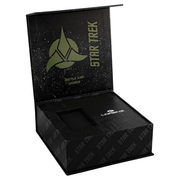 Montre Lorenz STAR TREK Klingon 40x36 mm acier quartz vert finition PVD vert 030287KL