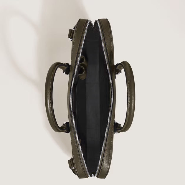 Montblanc slim Sartorial portfölj i khaki läder 221548