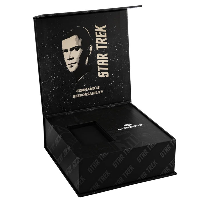 Lorenz STAR TREK Command horloge 40x36 mm groen kwartsstaal goud PVD-afwerking 030287KK