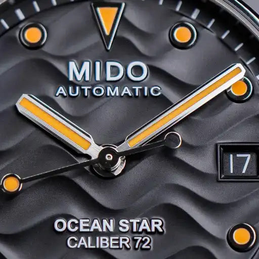 Mido ur Ocean Star 39 39mm sort automatisk stål M026.907.17.051.00