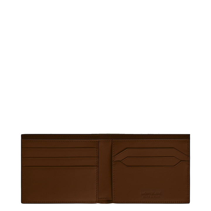 Montblanc pung 6 rum Meisterstück skraveret brun 220315