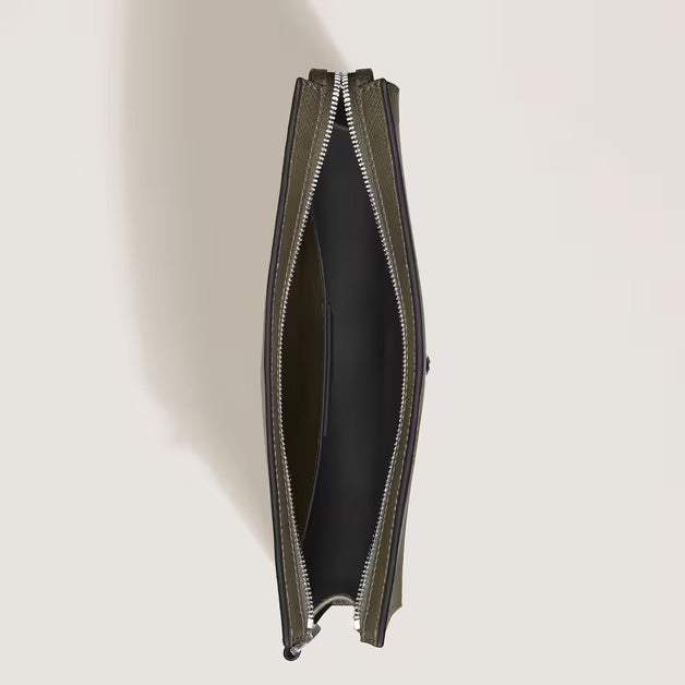 Montblanc Sartorial Kaki bőr kuplungtáska 221566