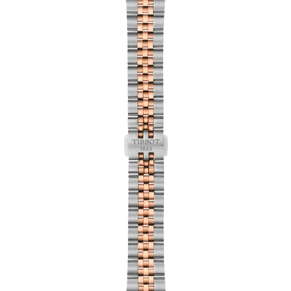 Tissot Ballade ur 34 mm blåt kvartsstål PVD finish rosa guld T156.210.22.041.00