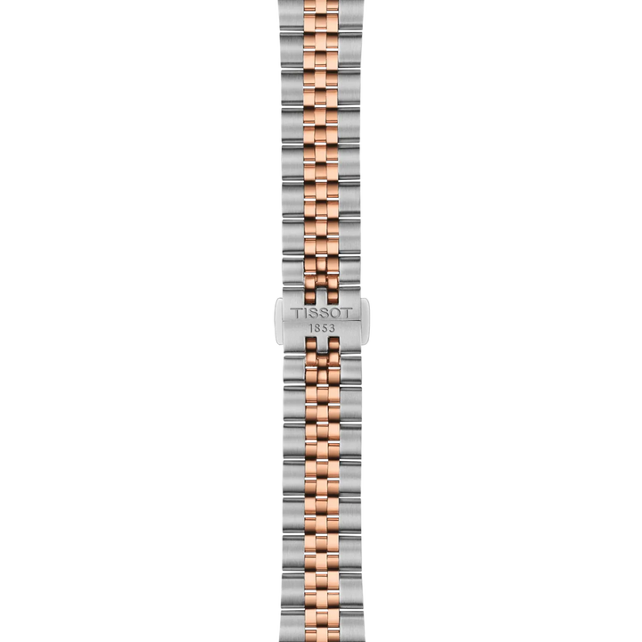 Tissot Ballade ur 34 mm blåt kvartsstål PVD finish rosa guld T156.210.22.041.00
