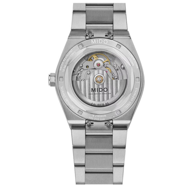 Mido hodinky Multifort 8 One Crown tyrkysová 40mm automatická ocel M055.507.11.041.00