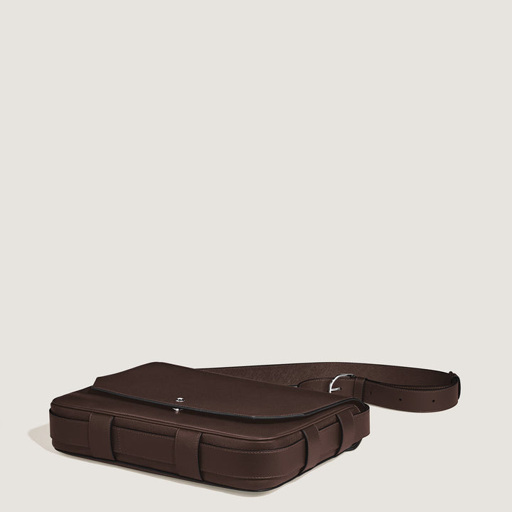 Montblanc Sartorial Ebony värillinen nahkainen lähettilaukku 222931