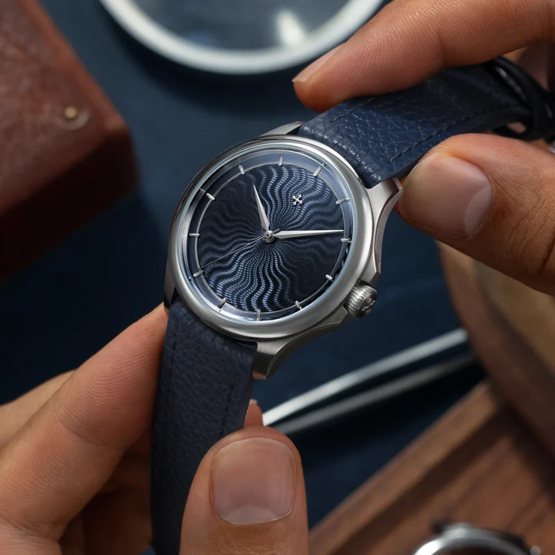 Venezianico Redentore Levius 38mm modrý automatický titan 1521500