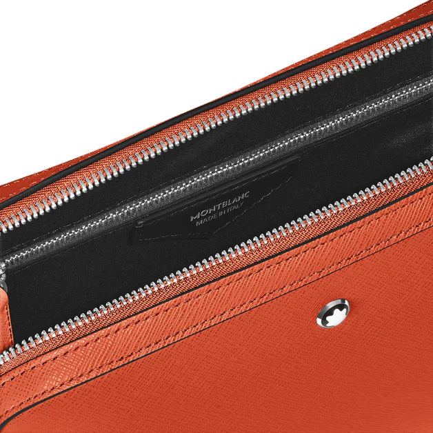 Montblanc liten mandarin Sartorial axelväska i läder 221576