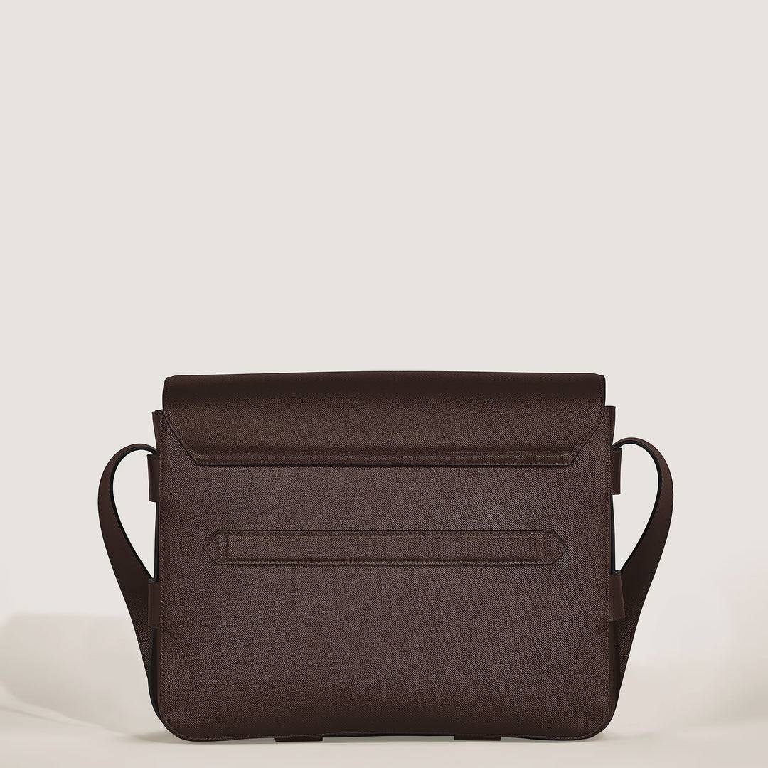 Montblanc Sartorial Ebony värillinen nahkainen lähettilaukku 222931