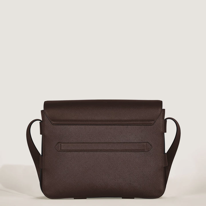 Montblanc Sartorial Ebony värillinen nahkainen lähettilaukku 222931