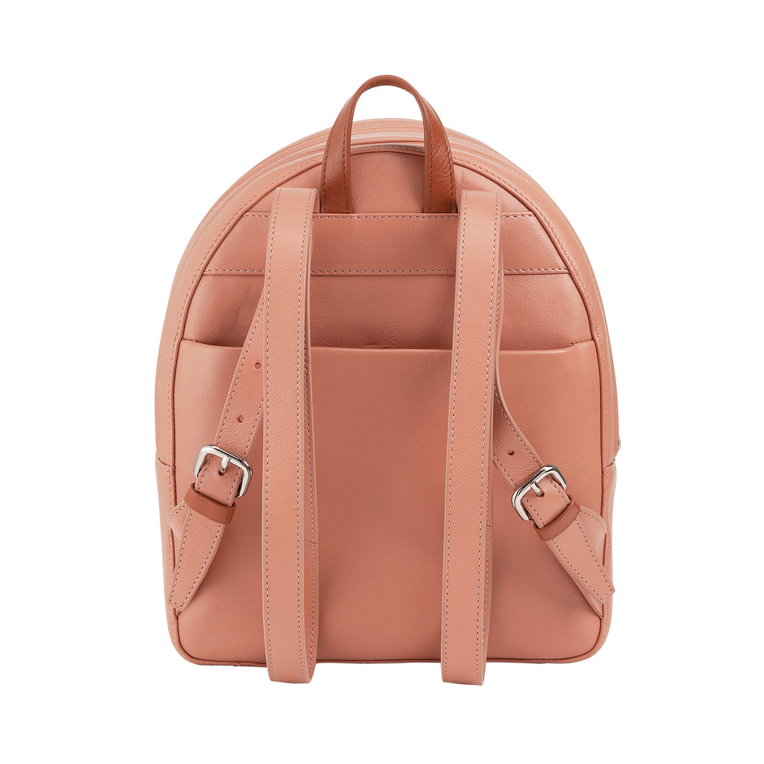 Rucsac de vară colorat pentru femei DUDU, din piele moale, multicolor, cu fermoar dublu