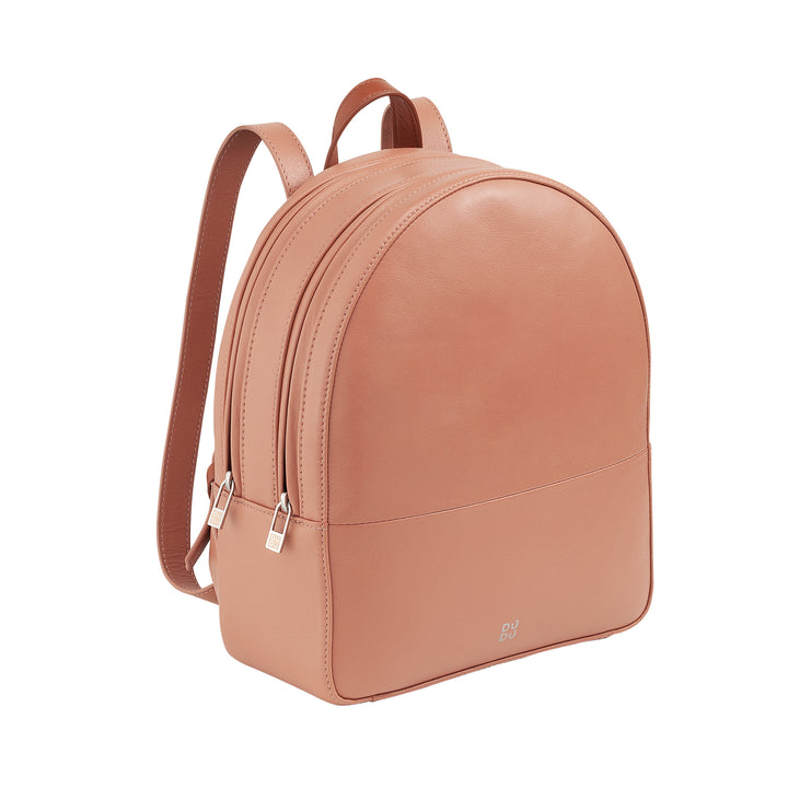 Rucsac de vară colorat pentru femei DUDU, din piele moale, multicolor, cu fermoar dublu