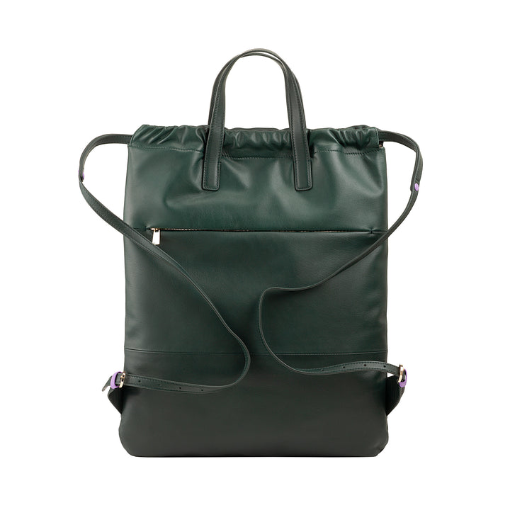 Γυναικείο σακίδιο πλάτης DUDU από μαλακό δέρμα, σακίδιο πλάτης με κορδόνι και μαγνητικό κουμπί, διπλή λαβή, απλό κομψό σακίδιο