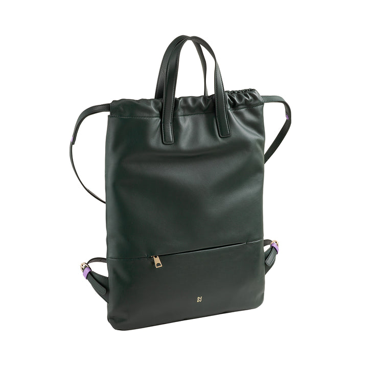 Γυναικείο σακίδιο πλάτης DUDU από μαλακό δέρμα, σακίδιο πλάτης με κορδόνι και μαγνητικό κουμπί, διπλή λαβή, απλό κομψό σακίδιο