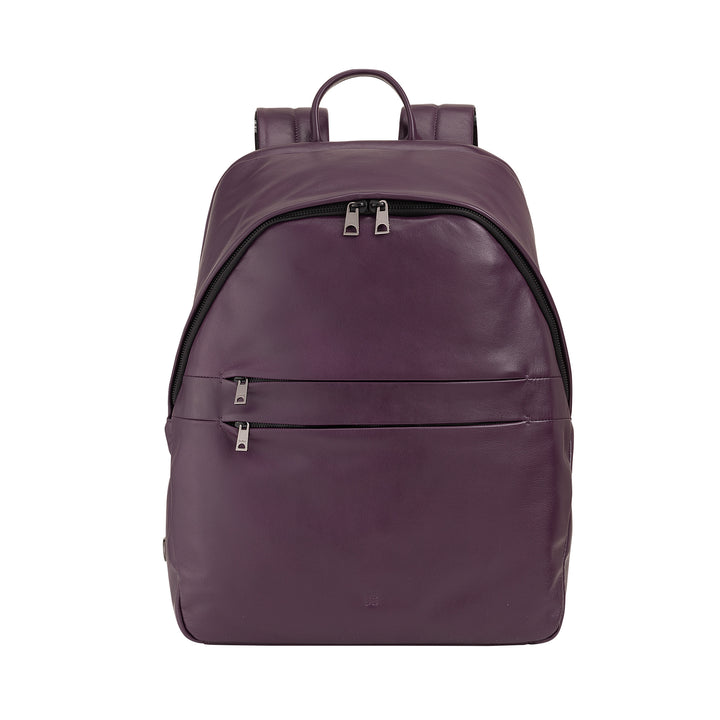 Mochila de couro DUDU para homens e mulheres, suporte para PC de até 15,6 "MacBook de 16 polegadas, mochila de viagem de 20 litros, mochila de trabalho de escritório com um design elegante e essencial
