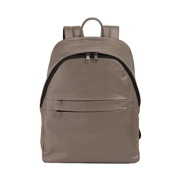 Mochila de couro DUDU para homens e mulheres, suporte para PC de até 15,6 "MacBook de 16 polegadas, mochila de viagem de 20 litros, mochila de trabalho de escritório com um design elegante e essencial