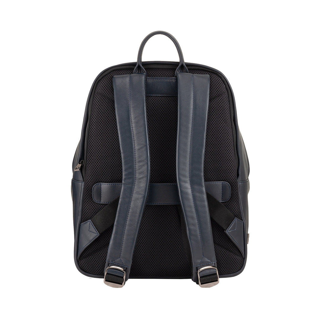 Mochila de couro DUDU para homens e mulheres, suporte para PC de até 15,6 "MacBook de 16 polegadas, mochila de viagem de 20 litros, mochila de trabalho de escritório com um design elegante e essencial