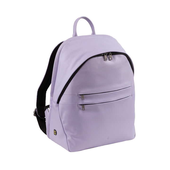 Mochila de couro DUDU para homens e mulheres, suporte para PC de até 15,6 "MacBook de 16 polegadas, mochila de viagem de 20 litros, mochila de trabalho de escritório com um design elegante e essencial
