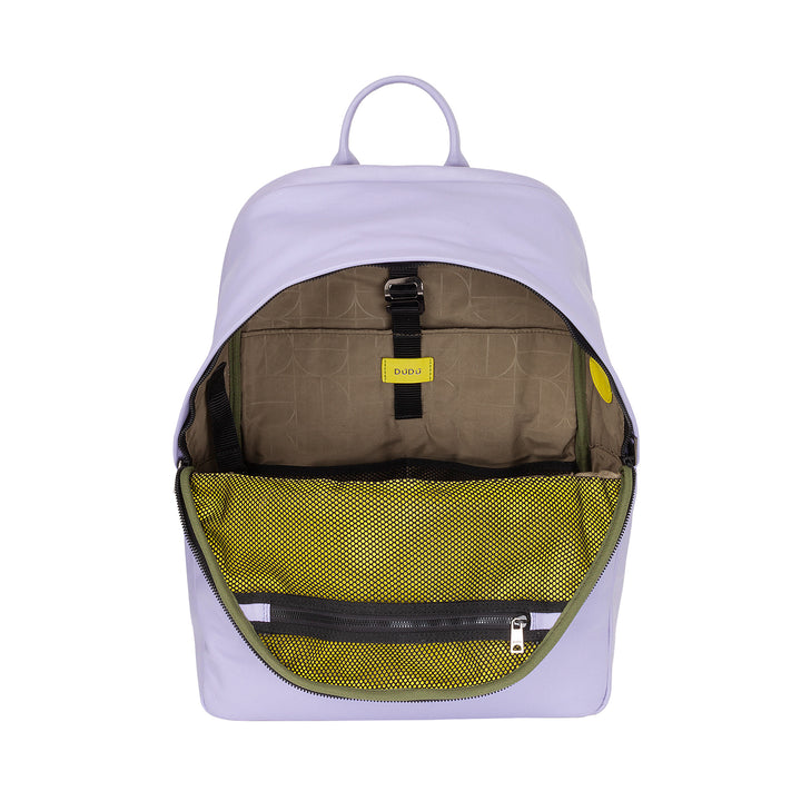 Mochila de couro DUDU para homens e mulheres, suporte para PC de até 15,6 "MacBook de 16 polegadas, mochila de viagem de 20 litros, mochila de trabalho de escritório com um design elegante e essencial