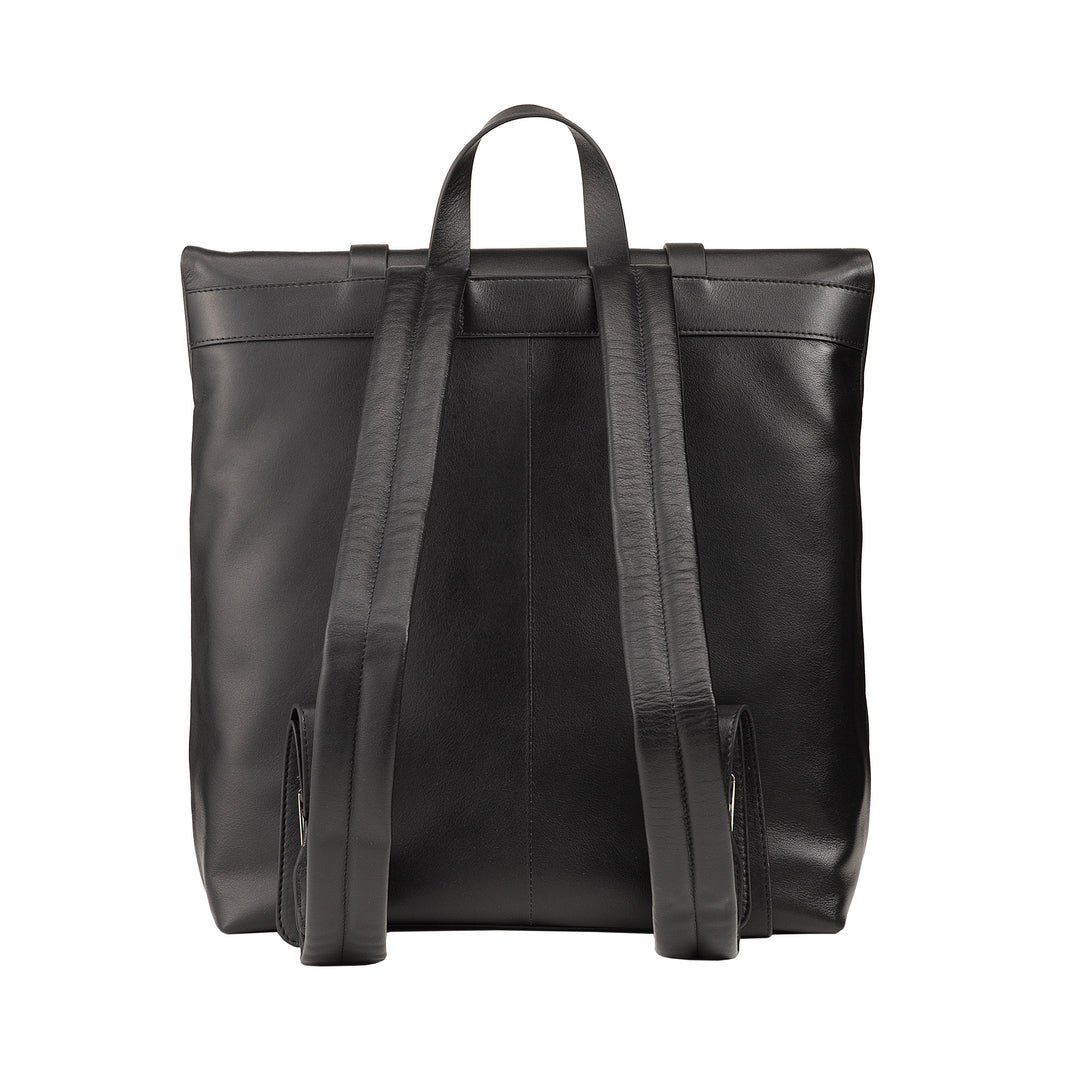 DUDU farverig læderrygsæk til mænd, kvinder, stor blød rygsæk 14L multilommer afslappet sportsdesign