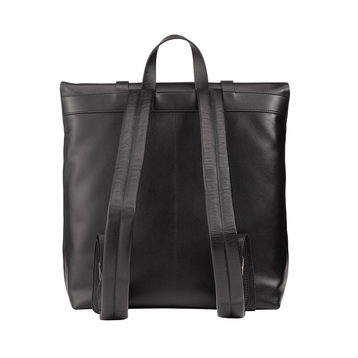 DUDU farverig læderrygsæk til mænd, kvinder, stor blød rygsæk 14L multilommer afslappet sportsdesign