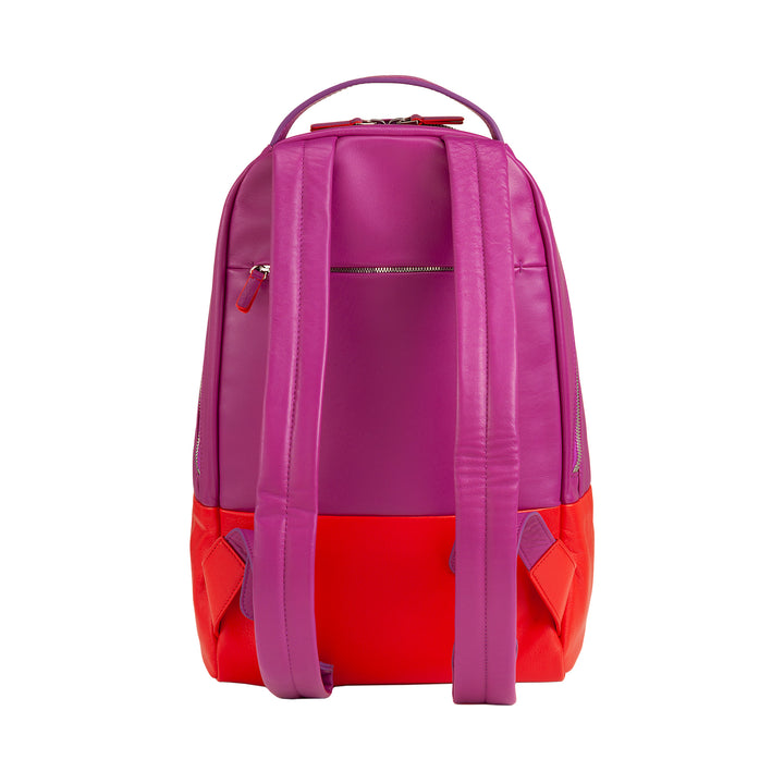 Rucsac sport pentru bărbați DUDU din piele multicoloră, design moale, colorat, rucsac pentru femei cu buzunar antifurt