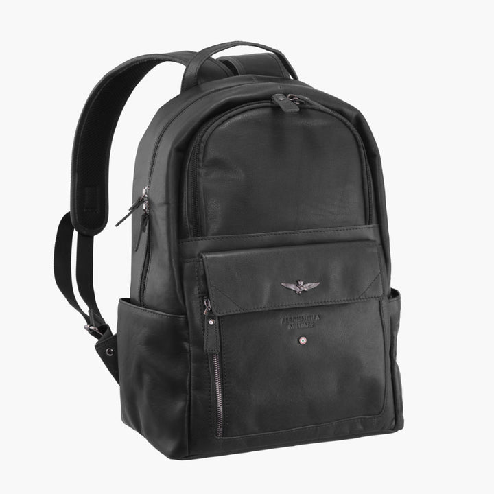 Aeronautica Militare Men's leather backpack Vintage line AM355-NE